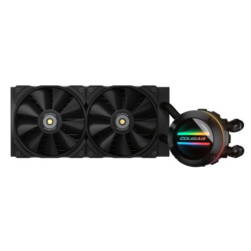 Enfriamiento Líquido COUGAR POSEIDON-GT 240 ARGB - 2 Ventiladores PWM - 2000 RPM - Modelo 3MAQS240.0001