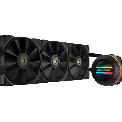 Enfriamiento Líquido COUGAR POSEIDON GT 360 - 3 Ventiladores - 3200 RPM - RGB - 3MAQS360.0001