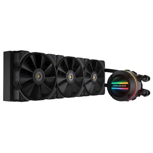 Kit de Enfriamiento Líquido COUGAR POSEIDON GT 360 - 3 Ventiladores RGB - 3200 RPM - Modelo 3MAQS360.0001