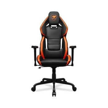 Silla Gamer COUGAR Hotrod - Soporta 136 kg - Negro con Naranja - 3MARXORB.0001