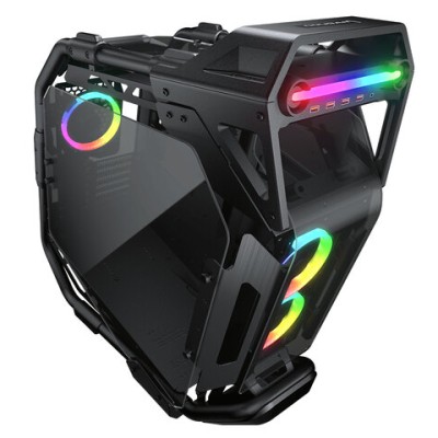 Gabinete Gamer COUGAR Cratus - Media Torre - ATX/CEB/EATX/Micro ATX/Mini-ITX - Panel Lateral - 385LMS0.0001