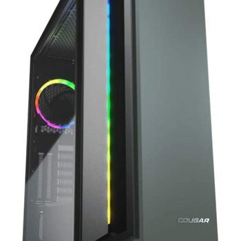 Gabinete Gamer COUGAR DarkBlader X7 Media Torre ATX Panel Lateral Verde