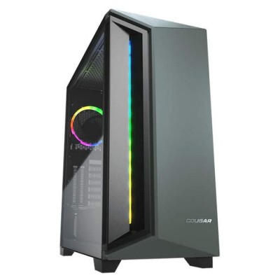 Gabinete Gamer COUGAR DarkBlader X7 - Media Torre - ATX/CEB/E-ATX/Micro ATX/Mini-ITX - Panel Lateral - Verde - 385UM30.0005