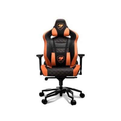Silla Gamer COUGAR Armor Titan Pro - Soporta 160Kg - Negro con Naranja - 3MTITANS.0001