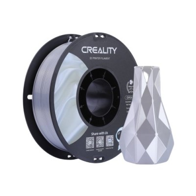 Bobina de Filamento Creality CR-Silk - 1.75 mm - 1 kg - Plata - 3301120007