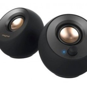 Bocinas Creative Pebble USB-C 8W Alámbricas Negro Modelo 51MF1695AA000