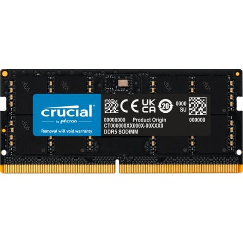Memoria RAM Crucial DDR5 32GB 5600MHz SO-DIMM para Laptop CT32G56C46S5 Memoria RAM Crucial DDR5 32GB 5600MHz SO-DIMM para Laptop CT32G56C46S5