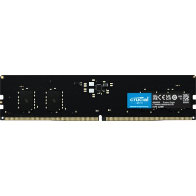 Memoria RAM Crucial - DDR5 - 8GB - 4800MHz - UDIMM - Para PC - CT8G48C40U5