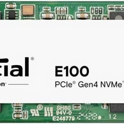 Unidad de Estado Sólido Crucial E100 - M.2 - 480GB - PCI-E 4.0 - CT480E100SSD8