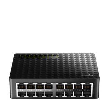 Switch CUDY FS1016D - Fast Ethernet - 16 Puertos - No Gestionado - FS1016D
