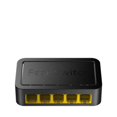 Switch CUDY FS105D - Fast Ethernet - 5 Puertos - No Gestionado - FS105D