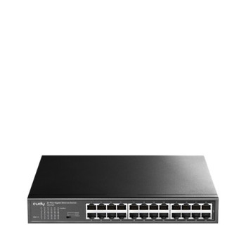 Switch CUDY GS1024 - Gigabit Ethernet - 24 Puertos - No Gestionado - GS1024