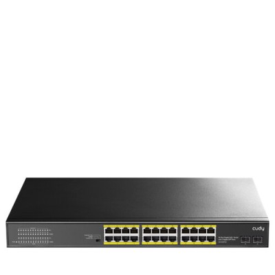 Switch CUDY GS1028PS2 - Gigabit Ethernet - 24 Puertos - 2 SFP - Gestionado - GS1028PS2