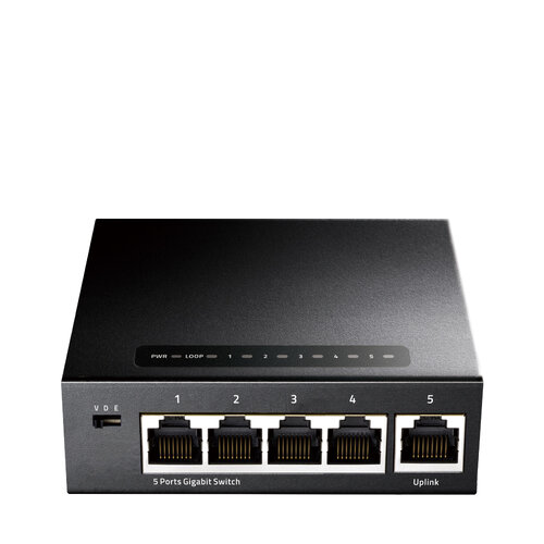 Switch CUDY GS105 - 5 Puertos Gigabit Ethernet No Gestionado