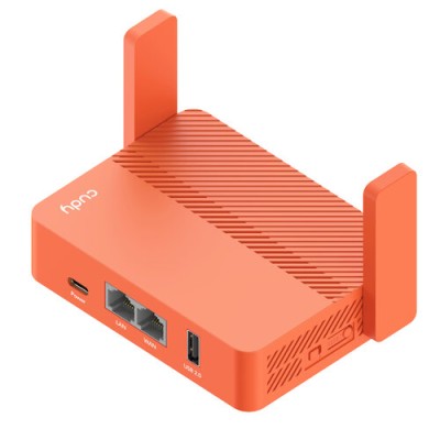 Router CUDY TR1200 - 2.4/5GHz - 300/867Mbps - 1x RJ-45 - 2 Antenas - TR1200