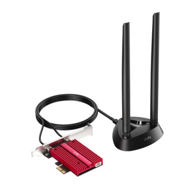 Tarjeta de RED CUDY WE4000 - Triple Banda - 2400 Mbit/s - PCI-E - WE4000