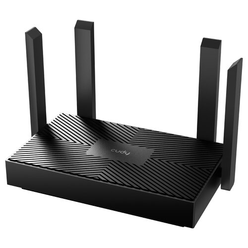 Router CUDY WR1500 Doble Banda Wi-Fi 6 con 4 Antenas y 4 Puertos Gigabit