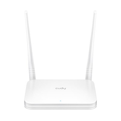 Router Cudy WR300 - 2.4GHz - 300Mbp/s - 2x RJ-45 - 2 Antenas - WR300