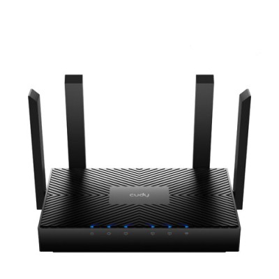 Router CUDY WR3000 - 2.4/5GHz - 574/2402Mbps - 3x RJ-45 - 4 Antenas - WR3000