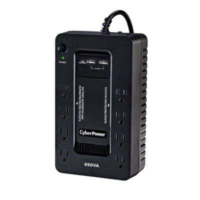 UPS CyberPower SX650U - 650VA/360W - 8 Contactos  - SX650U