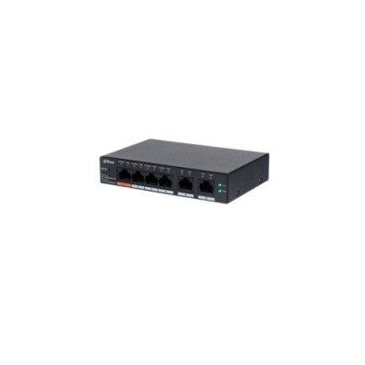 Switch Dahua CS4006-4ET-60 - Gigabit Ethernet - 4 Puertos - 2 Uplink - Gestionable - CS4006-4ET-60