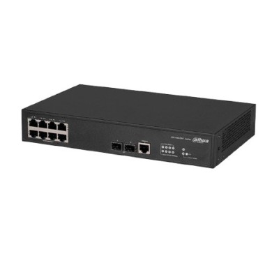 Switch Dahua DH-AS4300-8GT2GF - Gigabit Ethernet - 8 Puertos - 2 SFP - Gestionado - DH-AS4300-8GT2GF