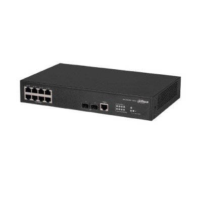 Switch Dahua DH-AS4300-8GT2GF - Gigabit Ethernet - 8 Puertos - 2 SFP - Gestionado - DH-AS4300-8GT2GF