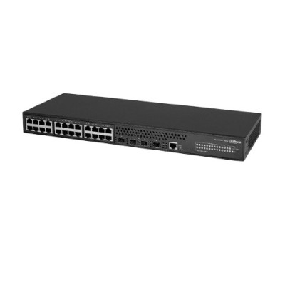 Switch Dahua DH-AS5500-24GT4XF - Gigabit Ethernet - 24 Puertos - 4 Puertos SFP+ - Administrable  - DH-AS5500-24GT4XF