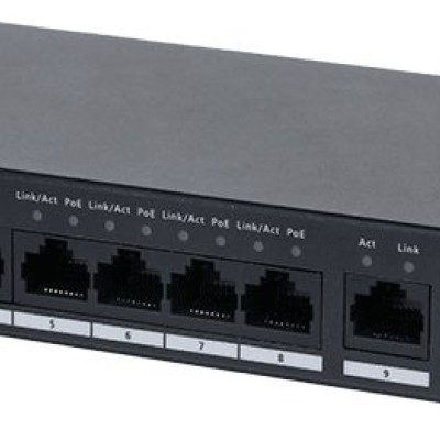 Switch Dahua CS4010-8ET-60 - Gigabit Ethernet - 8 Puertos PoE+ - 2 Uplink - Gestionado - DH-CS4010-8ET-60