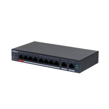 Switch Dahua DH-CS4010-8GT-110 - Gigabit Ethernet - 8 Puertos PoE++ - 2 Uplink - Administrado - DH-CS4010-8GT-110