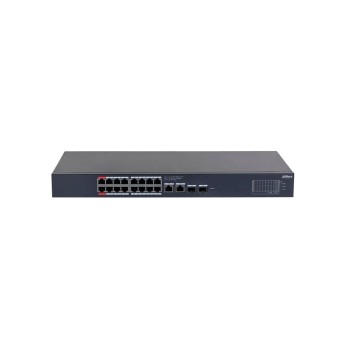 Switch Dahua 16 Puertos Gigabit PoE Gestionado con 2 SFP - Modelo DH-CS4220-16GT-135