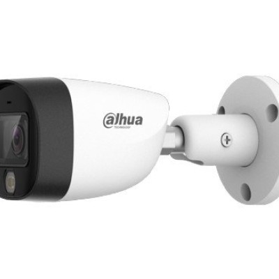 Cámara CCTV Dahua DH-HAC-HFW1209CM(-A)-LED - 2MP - Bala - Lente 2.8mm - IR 20M - Micrófono - DH-HAC-HFW1209CMN-A-LED