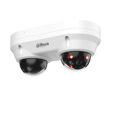 Cámara IP Dahua DH-IPC-HDBW2449F-AS-E2-IL - 4MP - Domo Dual - Lente 2.8mm - Micrófono Integrado - IR 30M - Ethernet - DH-IPC-HDBW2449F-AS-E2-IL