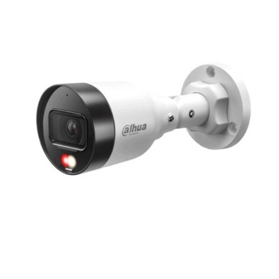 Cámara IP Dahua DH-IPC-HFW1239S1-A-IL - 2MP - Bala - Lente 2.8mm - Micrófono Integrado - Ethernet - DH-IPC-HFW1239S1-A-IL