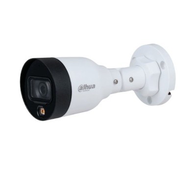 Cámara IP Dahua DH-IPC-HFW1239S1-A-LED-S6 - 2MP - Bala - Lente 2.8mm - Micrófono Integrado - Ethernet - DH-IPC-HFW1239S1-A-LED-S6