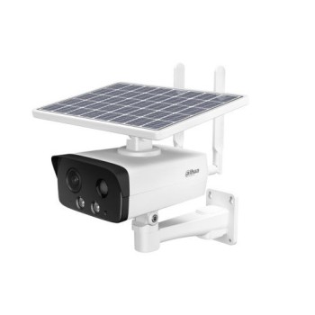 Cámara IP Dahua DH-IPC-HFW2431DG-4G-SP-LA-B - 4MP - Bala - Panel Solar - Lente 2.8mm - IR 50M - Ethernet - Micrófono - DH-IPC-HFW2431DG-4G-SP-LA-B