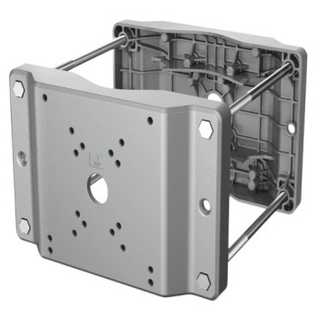 Montaje en Poste Dahua DH-PFA153-SG - Para Cámaras PTZ - Aluminio y Acero - Compatible con Brazo PFB710W-SG - DH-PFA153-SG