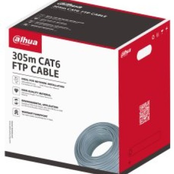Bobina Dahua PFM920I-6F-C - Cat6 - FTP - 305m - Gris - DH-PFM920I-6F-C
