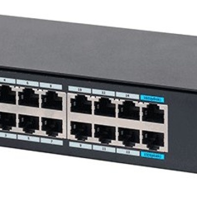 Switch Dahua S3016-16GT - Gigabit Ethernet - 16 Puertos - No Administrable - DH-S3016-16GT