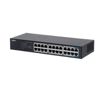 Switch Dahua 24 Puertos Gigabit Ethernet No Administrable Modelo DH-S3024-24GT
