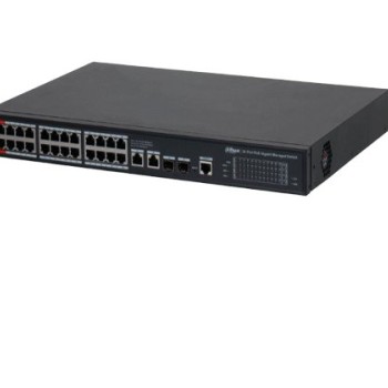 Switch Gestionado Dahua 24 Puertos PoE++ Gigabit Ethernet con 2 SFP - Modelo DH-S4228-24GT-360