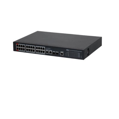Switch Dahua S4228-24GT-360 - Gigabit Ethernet - 24 Puertos PoE++ - 2 SFP - Gestionado - DH-S4228-24GT-360
