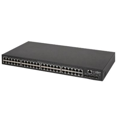 Switch Dahua S5500-48GT4XF-E - 48 Puertos - Gigabit - 4 Ranuras SFP - DH-S5500-48GT4XF-E