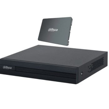 DVR Dahua XVR1B04-I-SSD - 4 Canales - Hasta 1TB - HDMI - VGA - USB - Ethernet - Incluye SSD 512GB - DH-XVR1B04-I-SSD