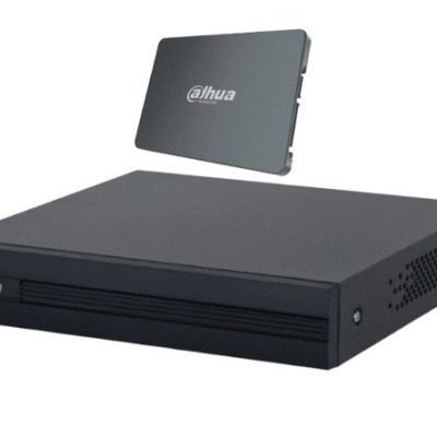 DVR Dahua XVR1B04-I-SSD - 4 Canales - Hasta 1TB - HDMI - VGA - USB - Ethernet - Incluye SSD 512GB - DH-XVR1B04-I-SSD
