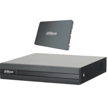 DVR Dahua 4 Canales Full HD con SSD 512GB - Modelo DH-XVR1B04H-I-SSD