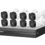 Kit de Vigilancia Dahua KITXVR1B08 - DVR - 8 Canales - 8 Cámaras B1A21 - Bala - DH-XVR1B08-I-KIT3