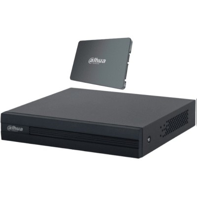 DVR Dahua XVR1B08-I-SSD - 8 Canales - Hasta 1TB - HDMI - VGA - USB - Ethernet - Incluye SSD 512GB - DH-XVR1B08-I-SSD