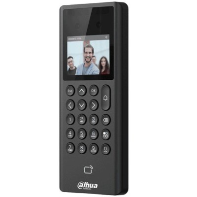 Control de Acceso Dahua ASI3203E - 2.4" - Reconocimiento Facial - Desbloqueo con Tarjeta  - DHI-ASI3203E
