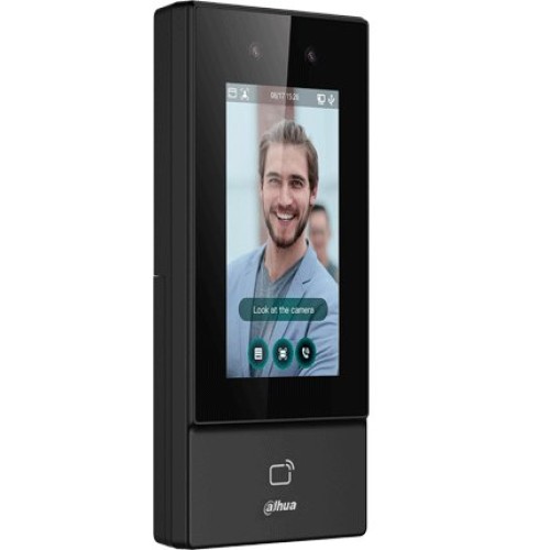Control de Acceso Dahua con Reconocimiento Facial 4.3 pulgadas Pantalla Táctil Modelo DHI-ASI6213S-D